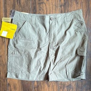 Cabela's Brown Cargo Shorts size 14 NWT (F17)